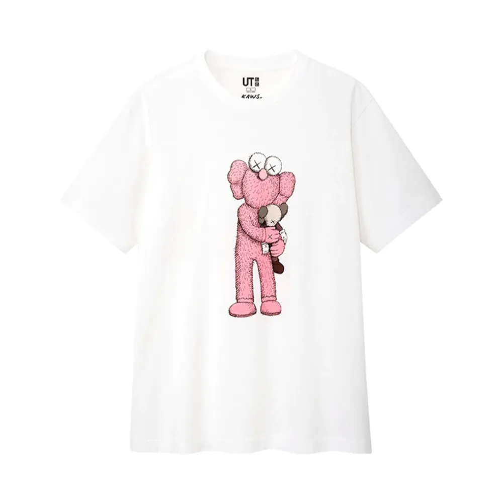 KAWS x Uniqlo Pink BFF Shirt