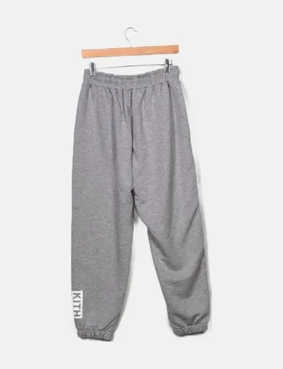 KITH Pantalón jogger gris