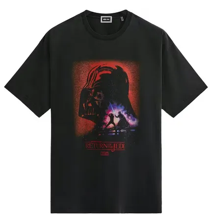 Kith x STAR WARS Darth Vader Poster Vintage Tee Black PH