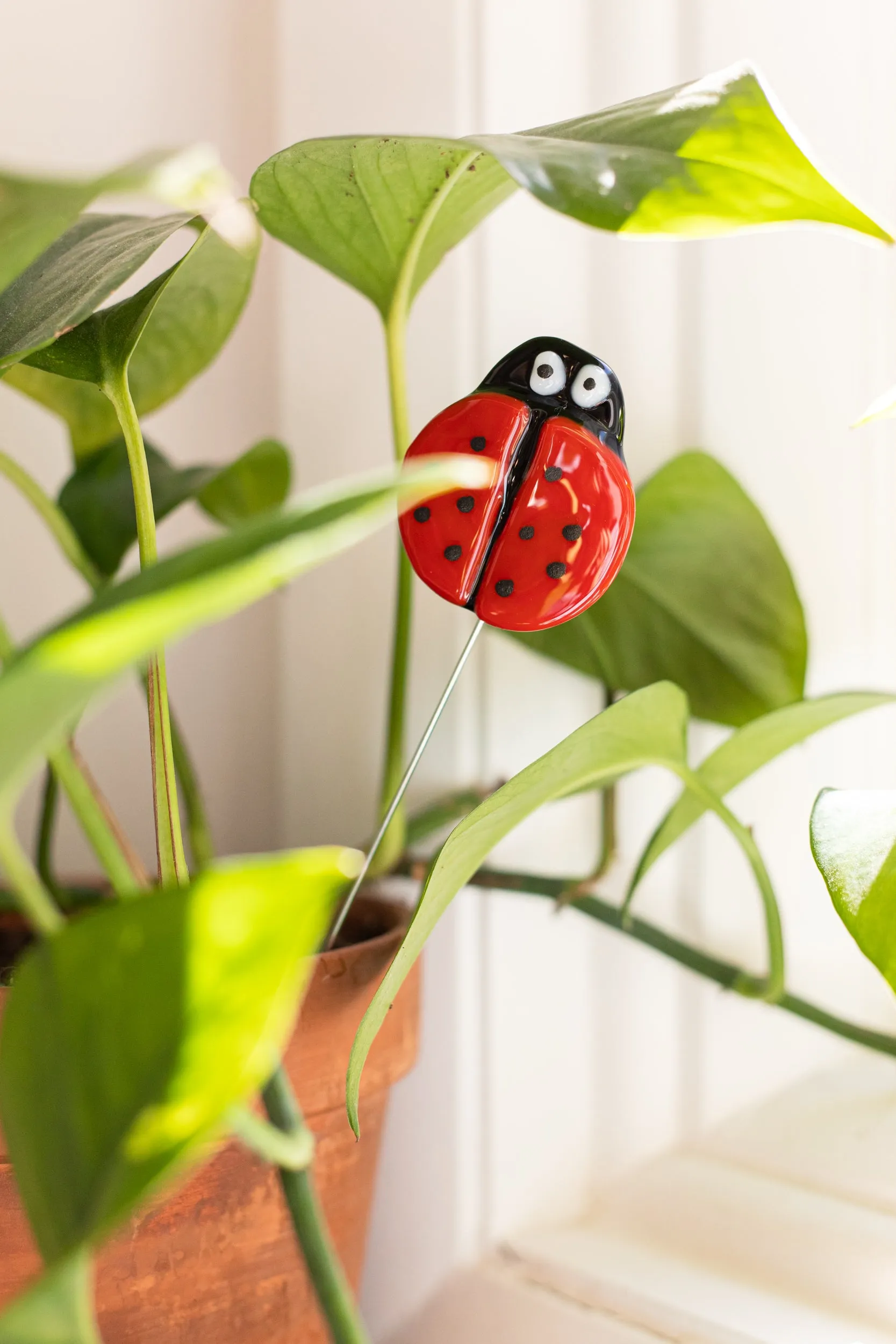 Ladybug Plant Stake- Set of 2