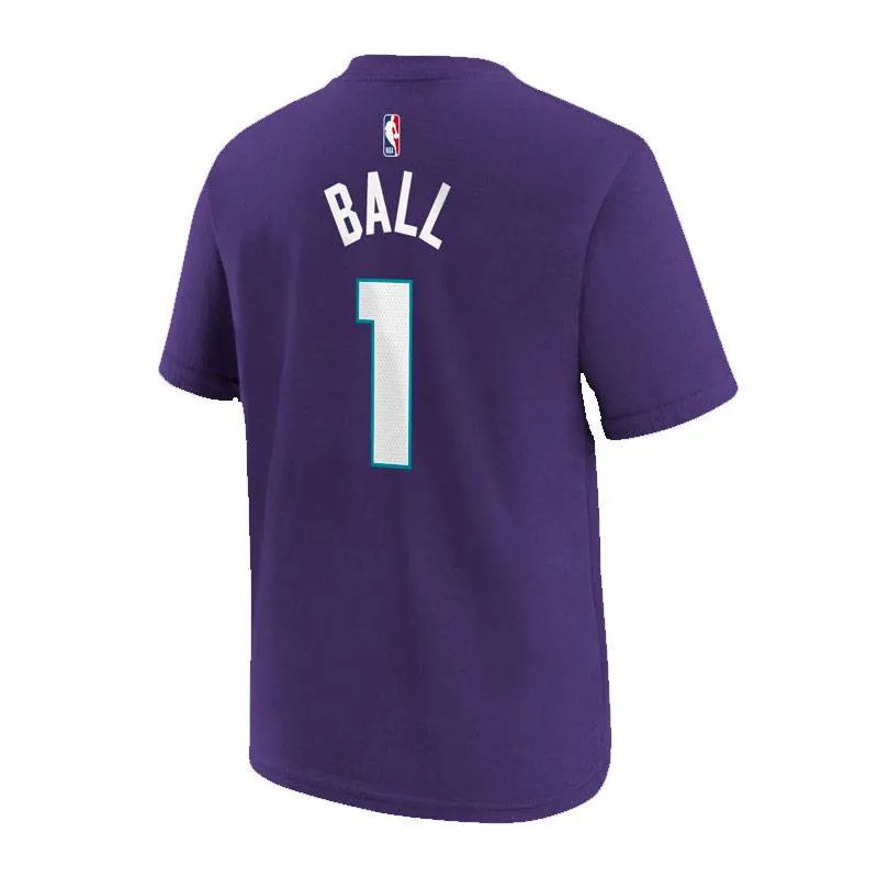 LAMELO BALL CHARLOTTE HORNETS STATEMENT EDITION TEE (JUNIOR)