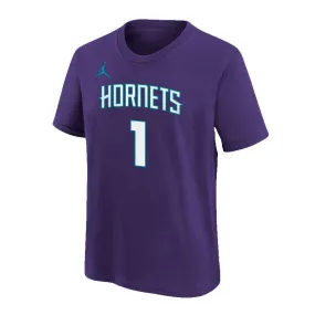 LAMELO BALL CHARLOTTE HORNETS STATEMENT EDITION TEE (JUNIOR)