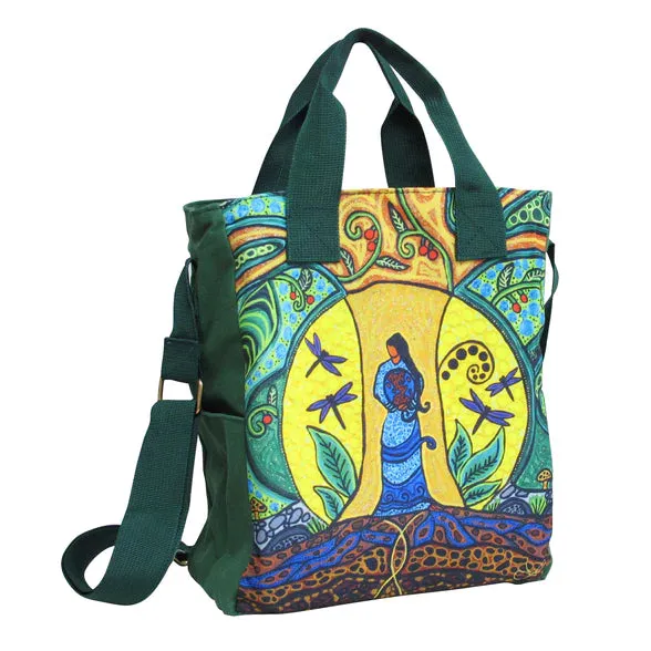 Leah Dorion Strong Earth Woman Shoulder Bag