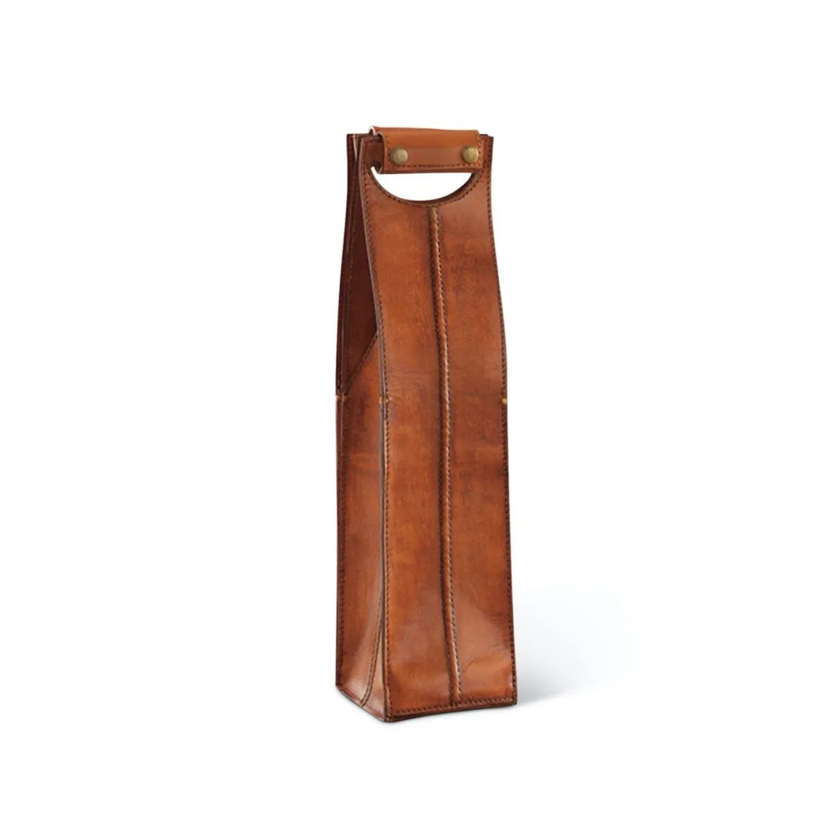 Leather Wine Carrier, Single