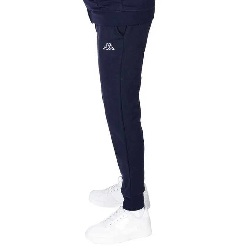 Logo Tape Pantalon Zant Azul Jogger Hombre Kappa