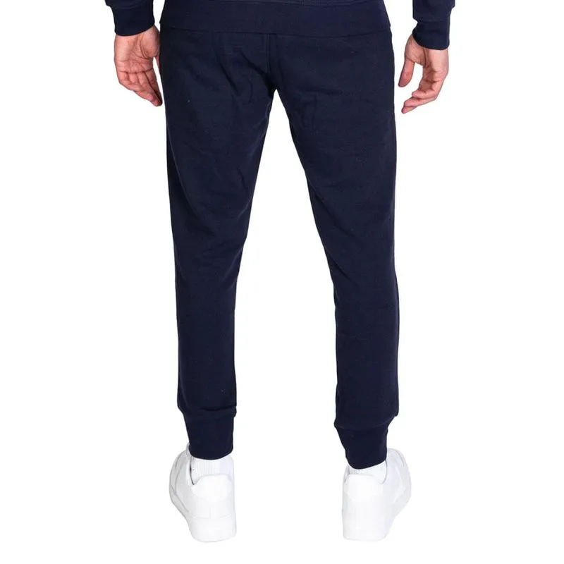 Logo Tape Pantalon Zant Azul Jogger Hombre Kappa