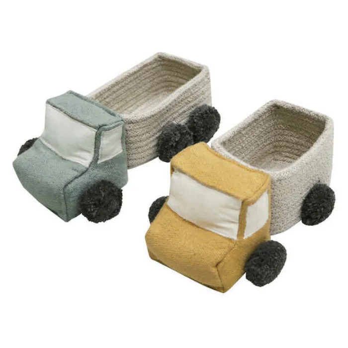 Lorena Canals Kids Set Of Two Mini Truck Baskets