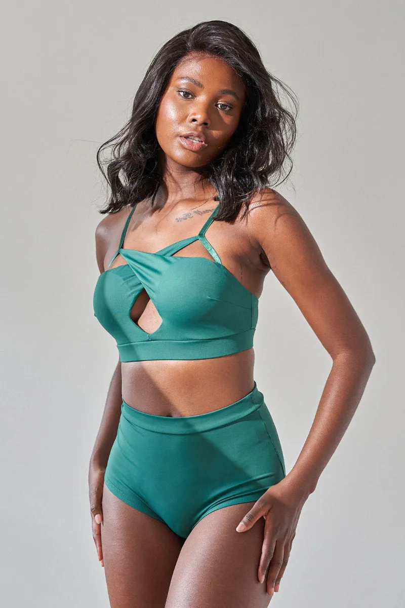 Lunalae Cleo Top - Eco-friendly Green