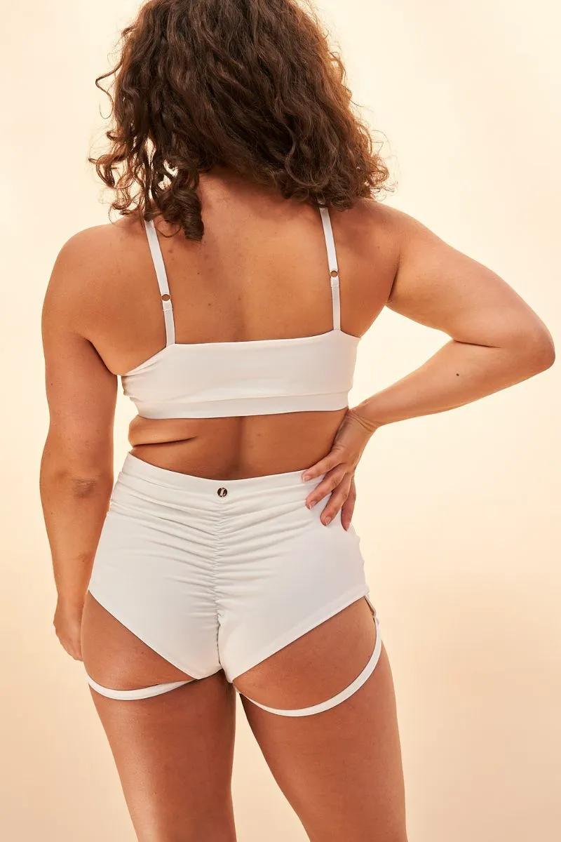 Lunalae Kylie White Seamless Top