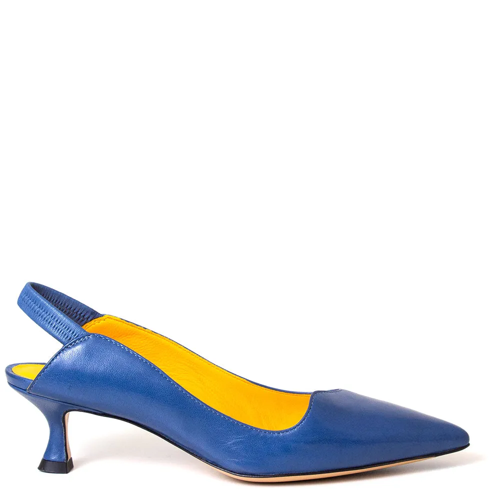 Naomi S158 Women's Leather Slingback Pump