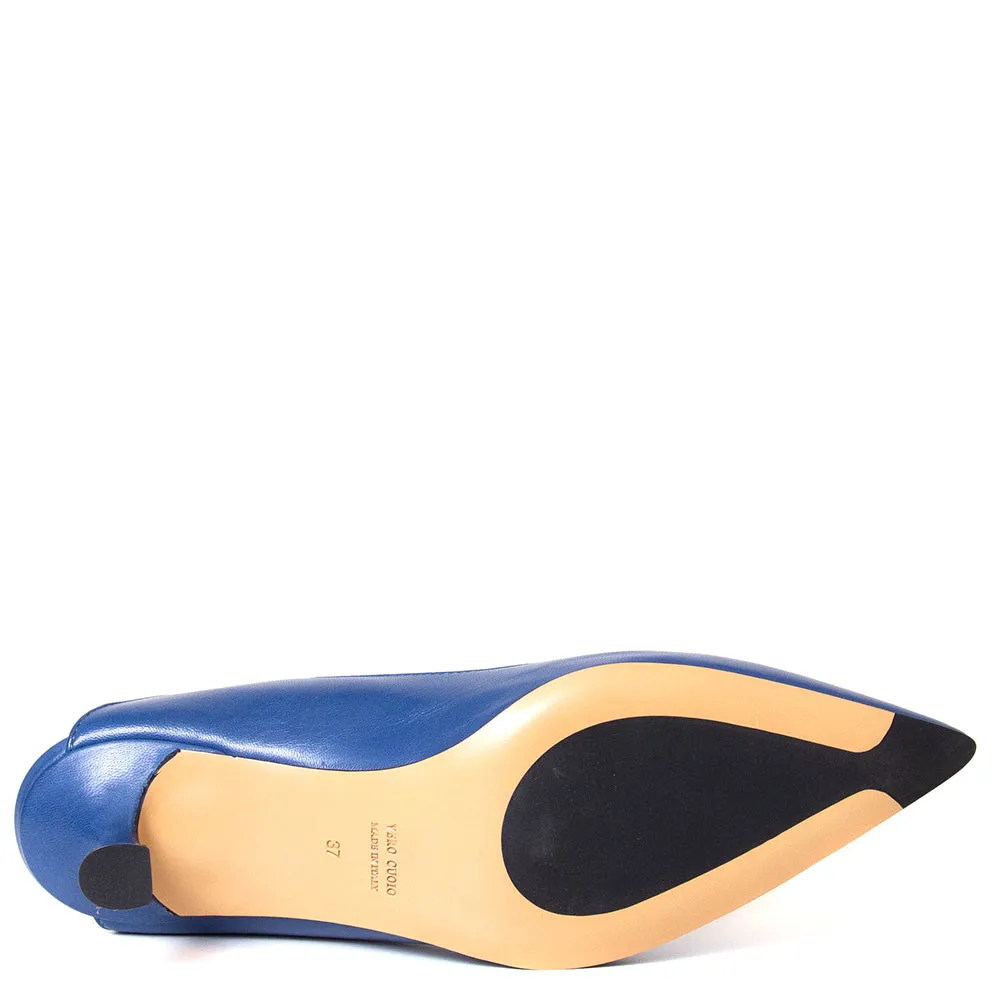 Naomi S158 Women's Leather Slingback Pump