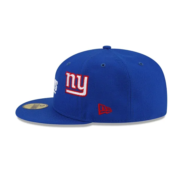 New York Giants Blue NFL 59FIFTY Fitted Hat - Men's