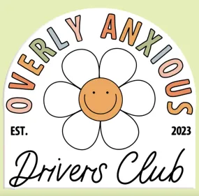 Overly Anxious Driver Sticker