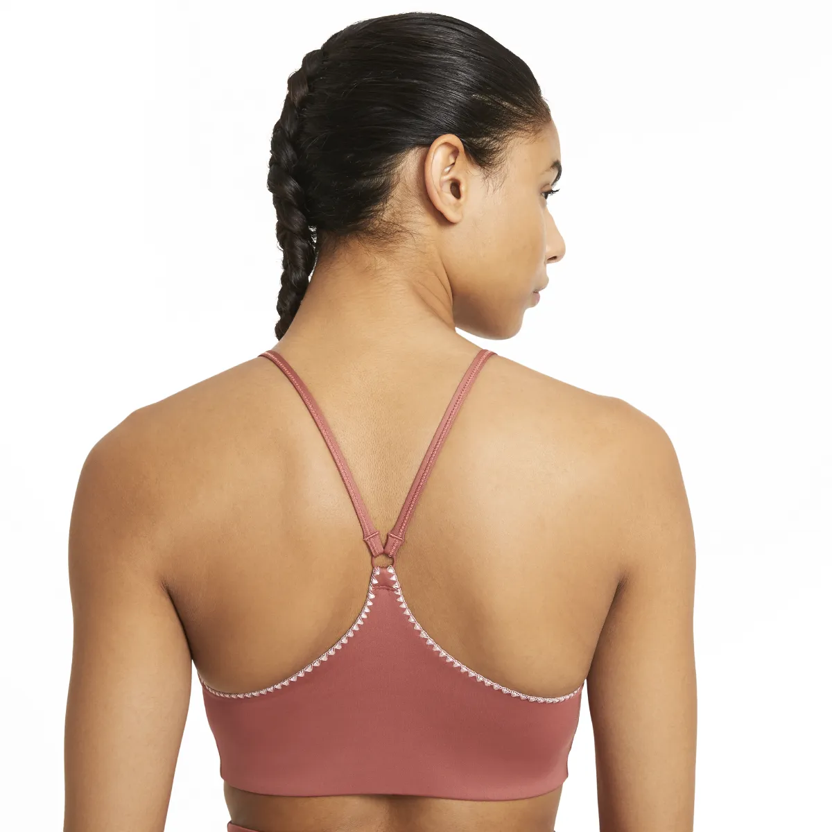 Peto Entrenamiento Mujer Nike Yoga Indy Crochet Burdeo