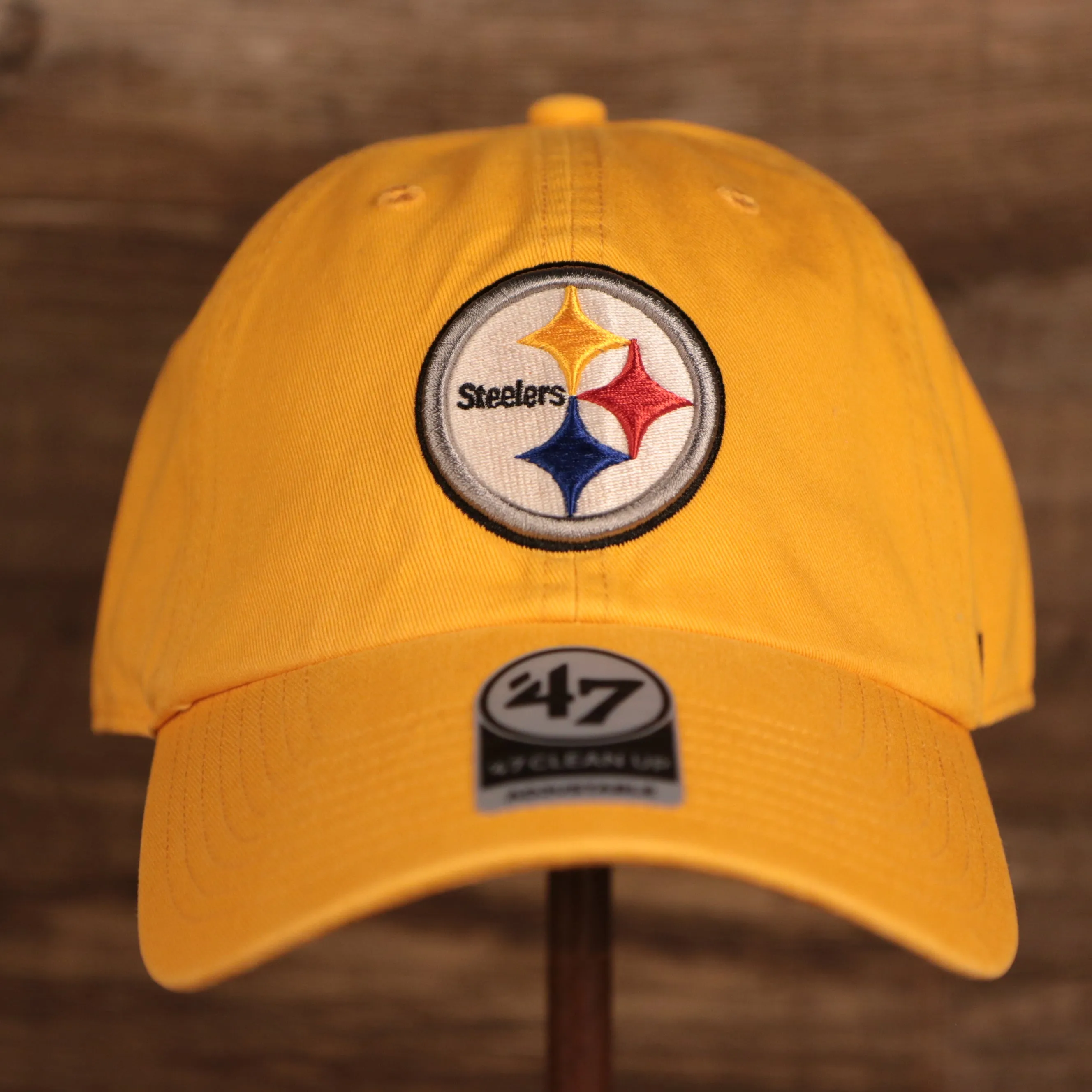 Pittsburgh Steelers Yellow Adjustable Dad Hat