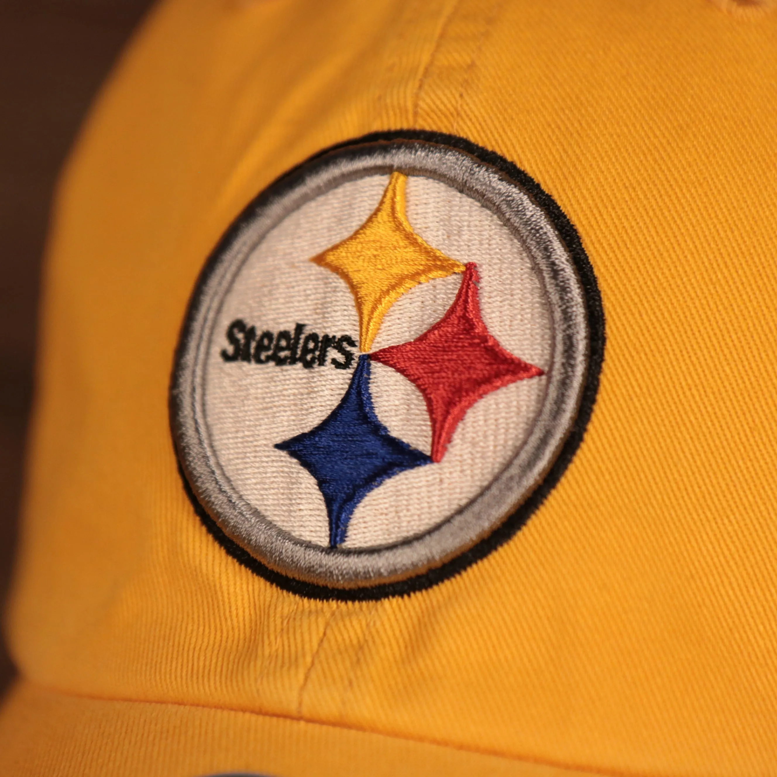 Pittsburgh Steelers Yellow Adjustable Dad Hat