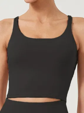 Plain Sports Bra - Solid Color Option