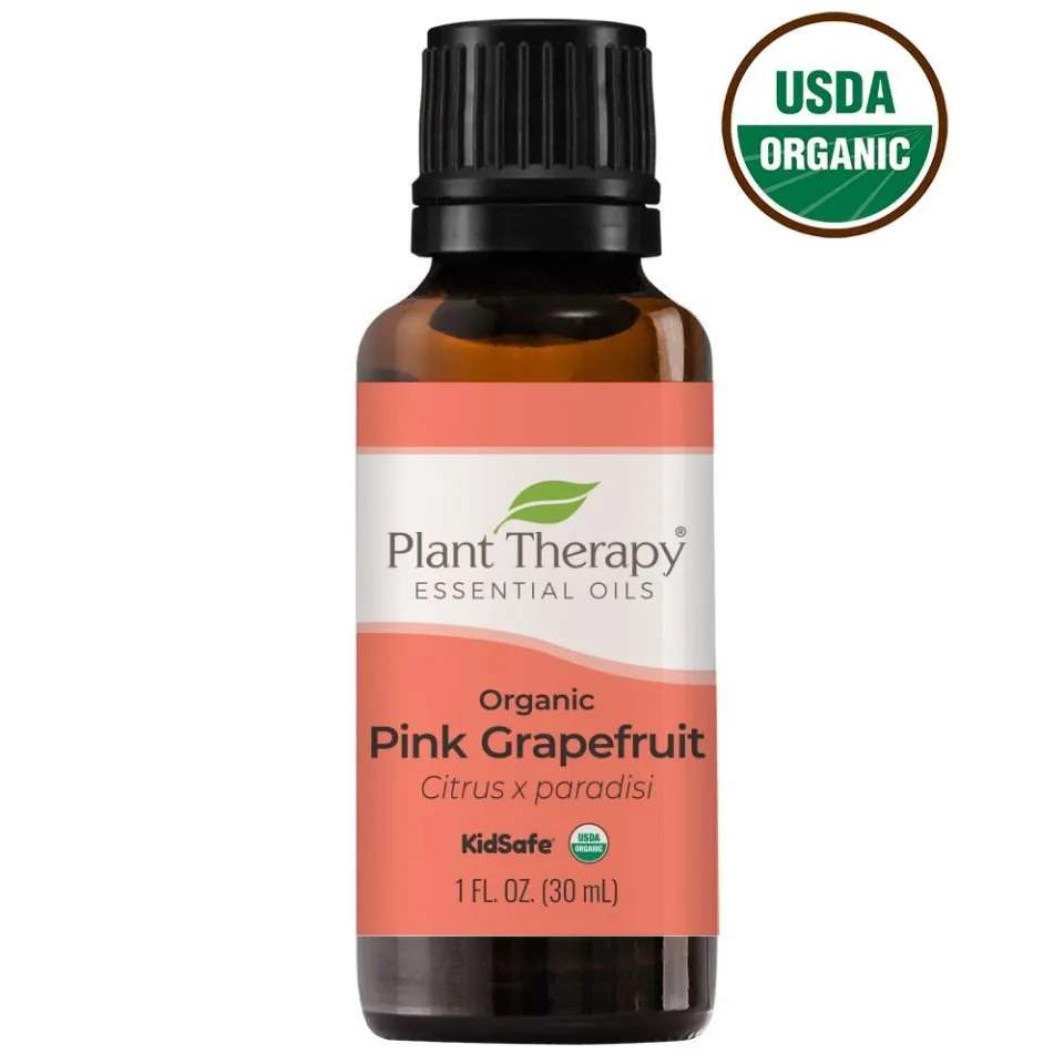 Plant Therapy Grapefruit Pink Organic Essential Oil