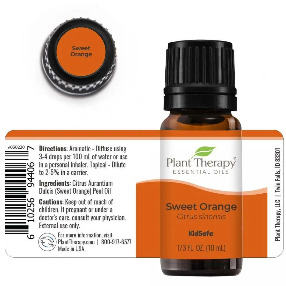 Plant Therapy Orange Sweet Essential Oil