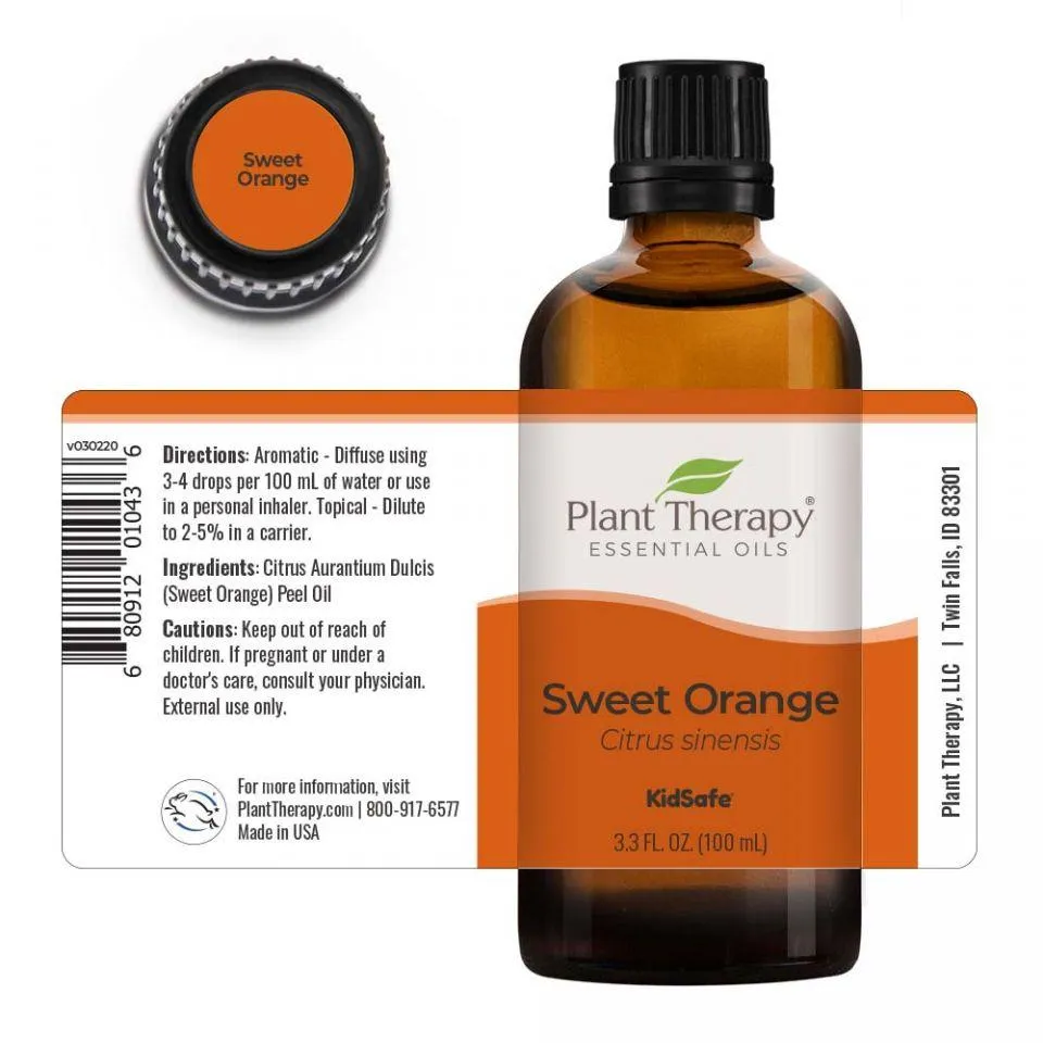 Plant Therapy Orange Sweet Essential Oil