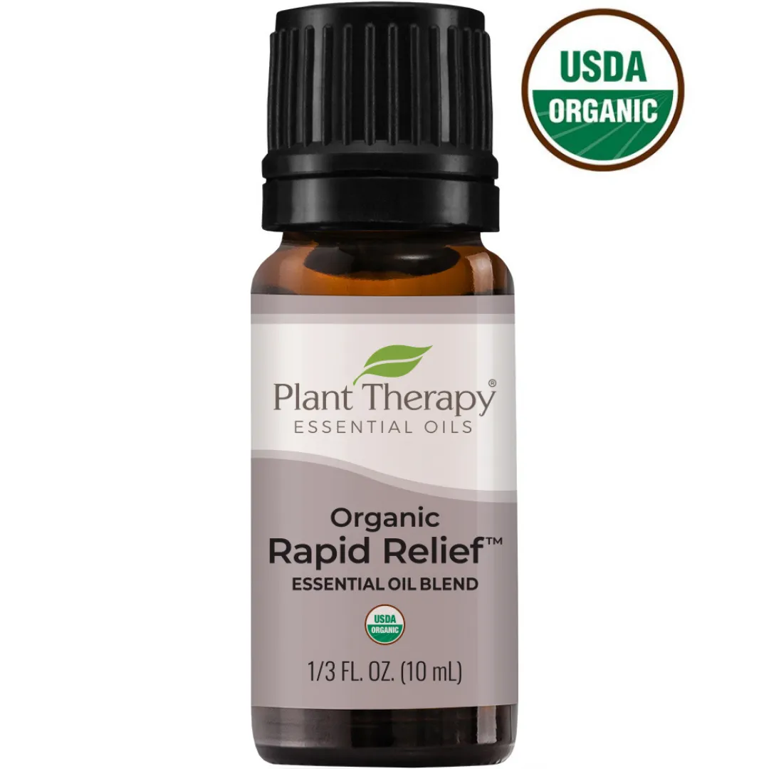 Plant Therapy Rapid Relief Organic Essential Oil Blend