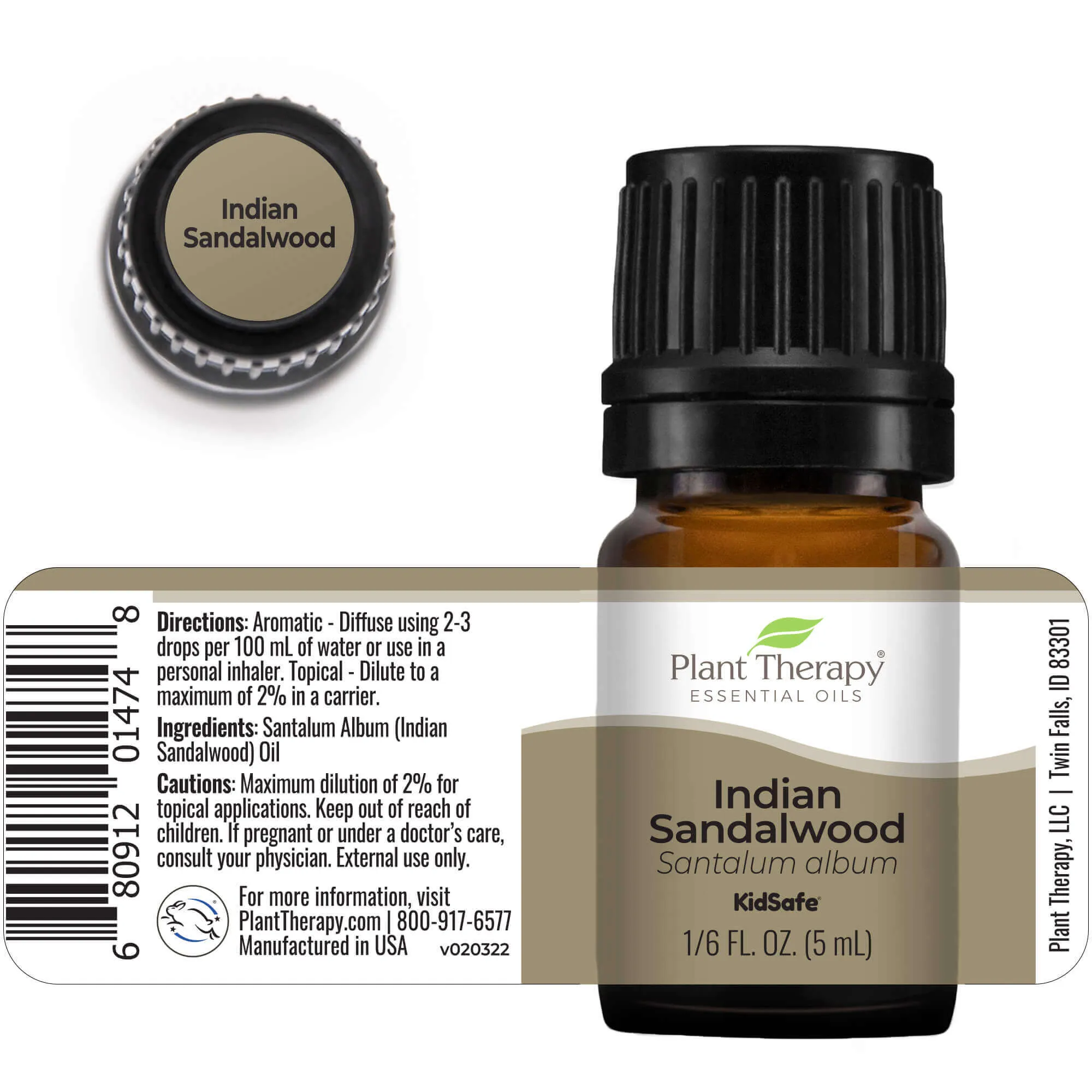 Plant Therapy Sandalwood Indian Essential Oil