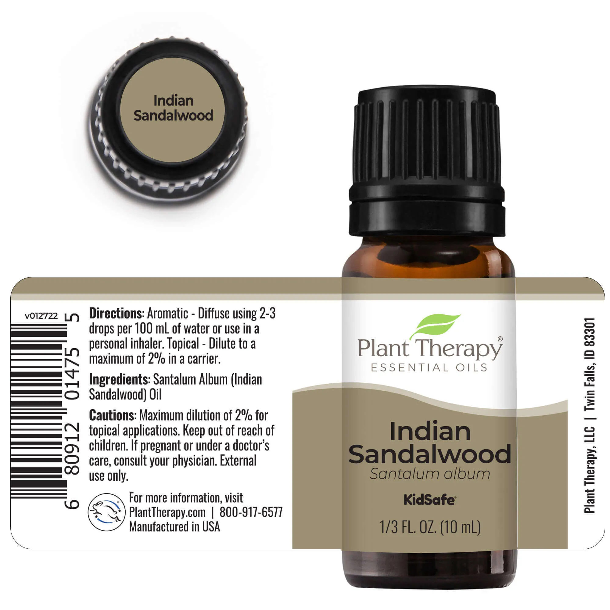 Plant Therapy Sandalwood Indian Essential Oil