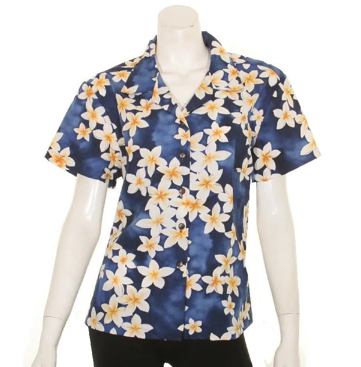 Plumeria Camp Blouse