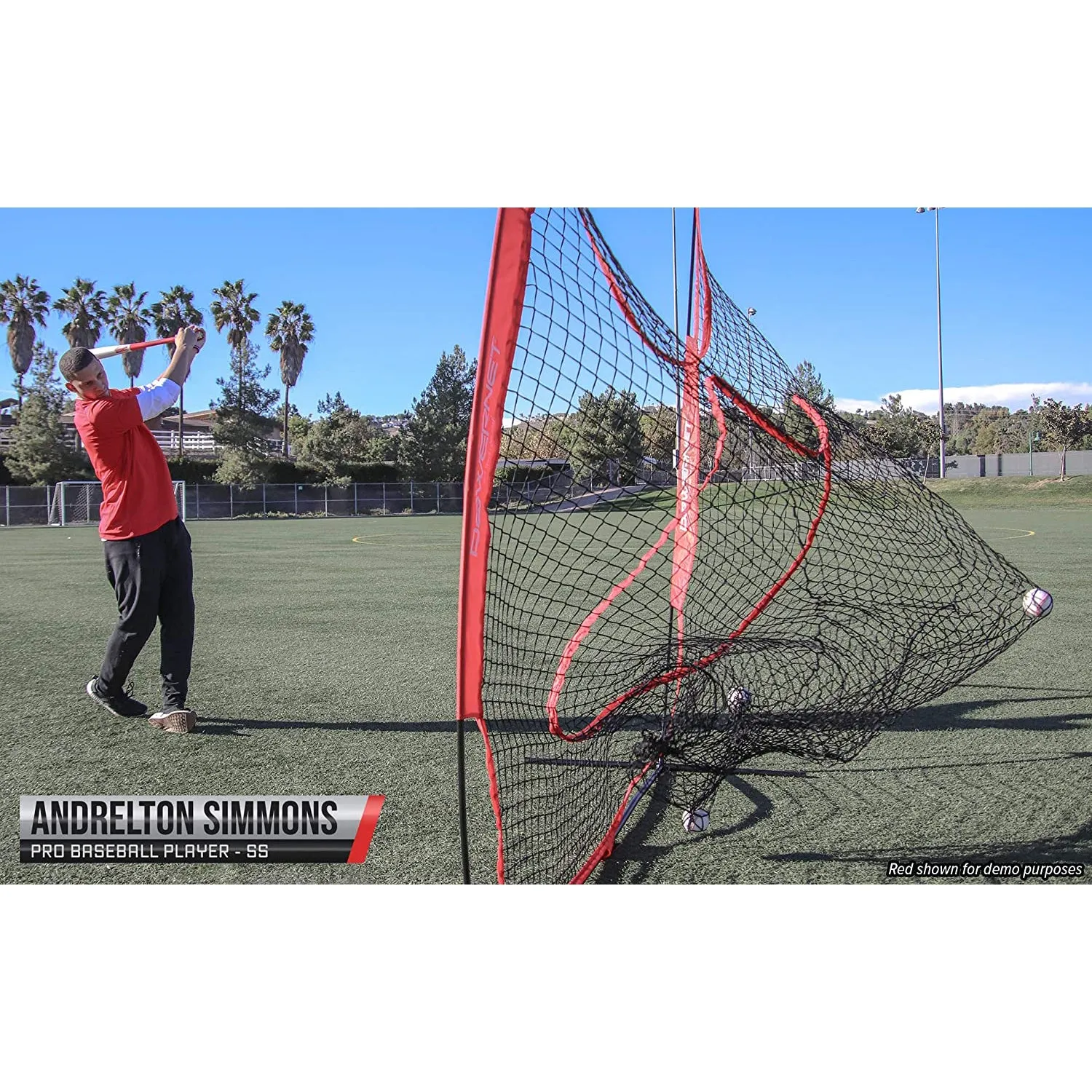 PowerNet 7' x 7' Practice Hitting Net: 1001