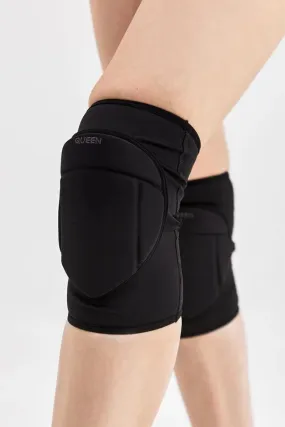 Queen Black Knee Pads - Pro 4, Sleek and Stylish