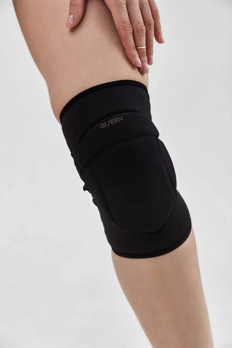 Queen Black Knee Pads - Pro 4, Sleek and Stylish