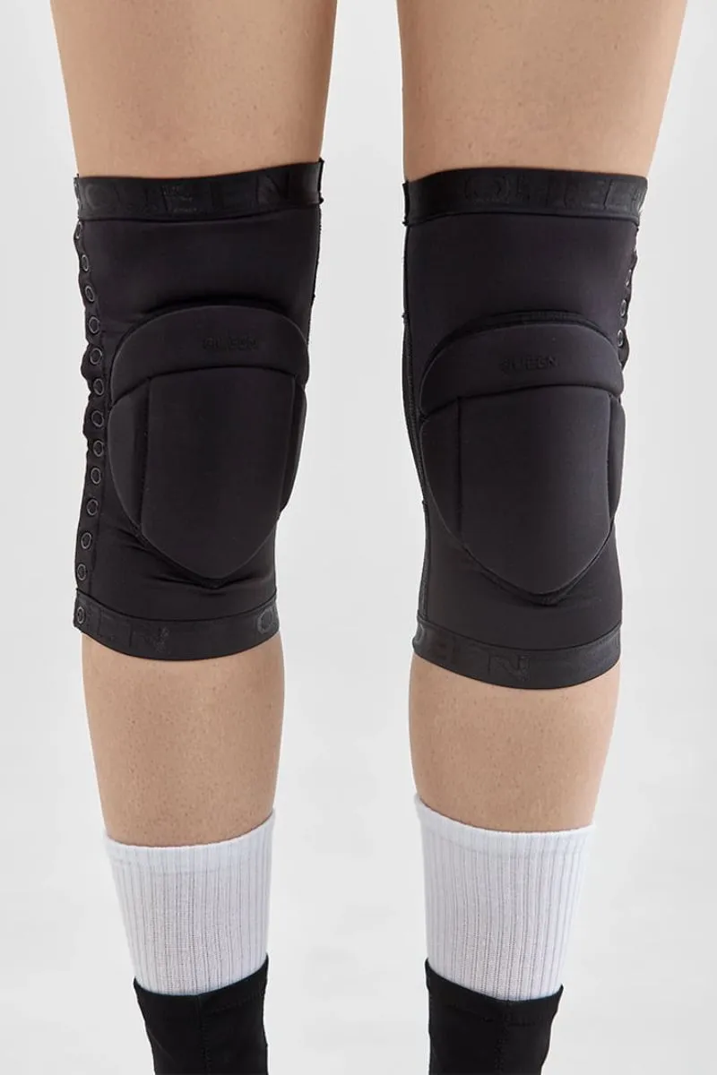 Queen High Matter Knee Pads - black sleek