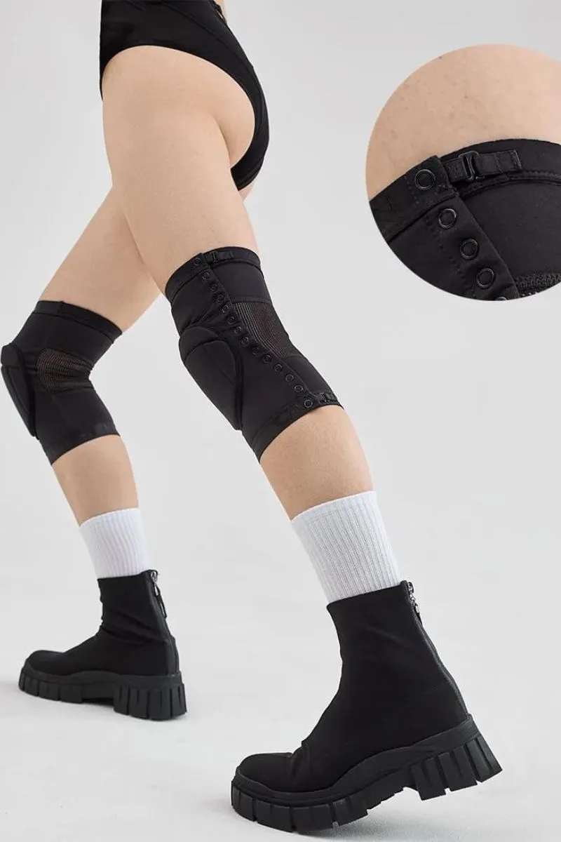 Queen High Matter Knee Pads - black sleek