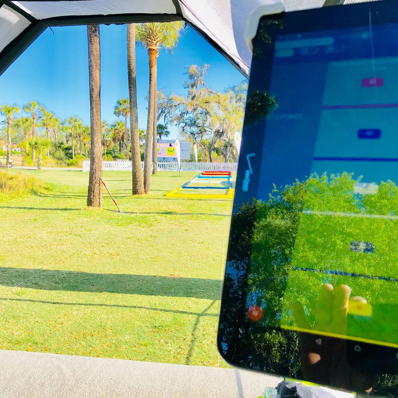 Road Game Grid + Touch Screen Scoring App - Golf Entertainment... Anywhere!