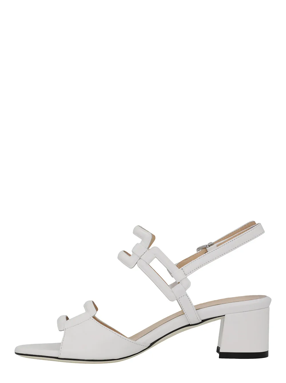 Ron White Taliah Block Heel in Pure White