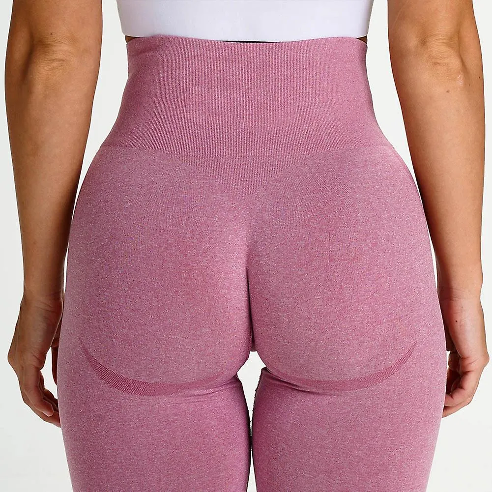 Seamless Knitted Yoga Leggings Buttocks Lifting Moisture Wicking Yoga Sports Fitness Pants New