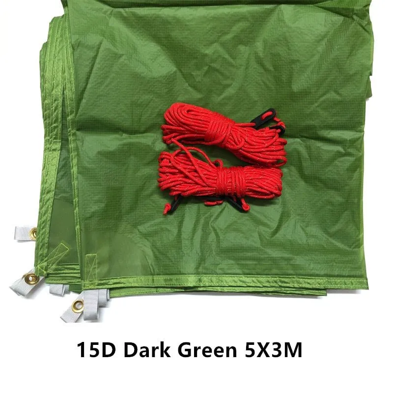 Tarp ultralight 15D en nylon Silicone 3x3M / 4x3M / 5x3M FLAME'S CREED - Tarpent