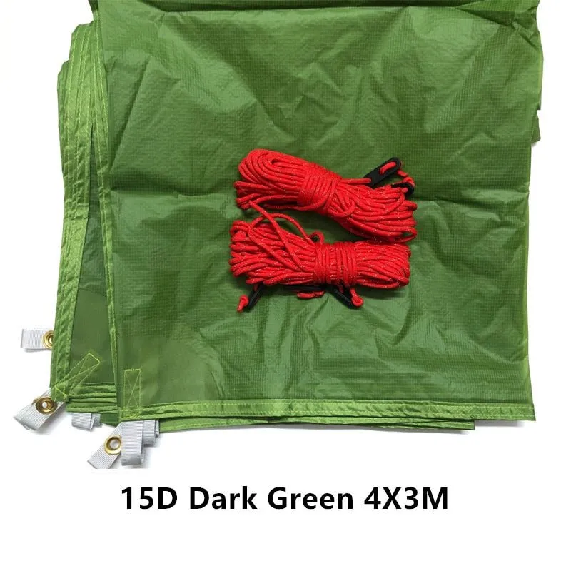 Tarp ultralight 15D en nylon Silicone 3x3M / 4x3M / 5x3M FLAME'S CREED - Tarpent