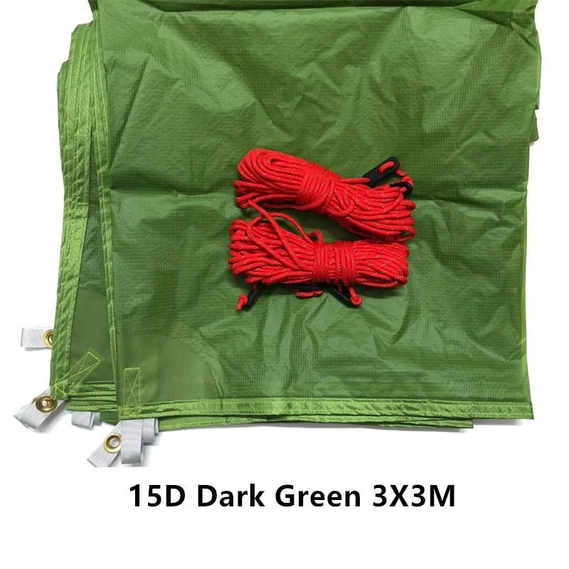 Tarp ultralight 15D en nylon Silicone 3x3M / 4x3M / 5x3M FLAME'S CREED - Tarpent