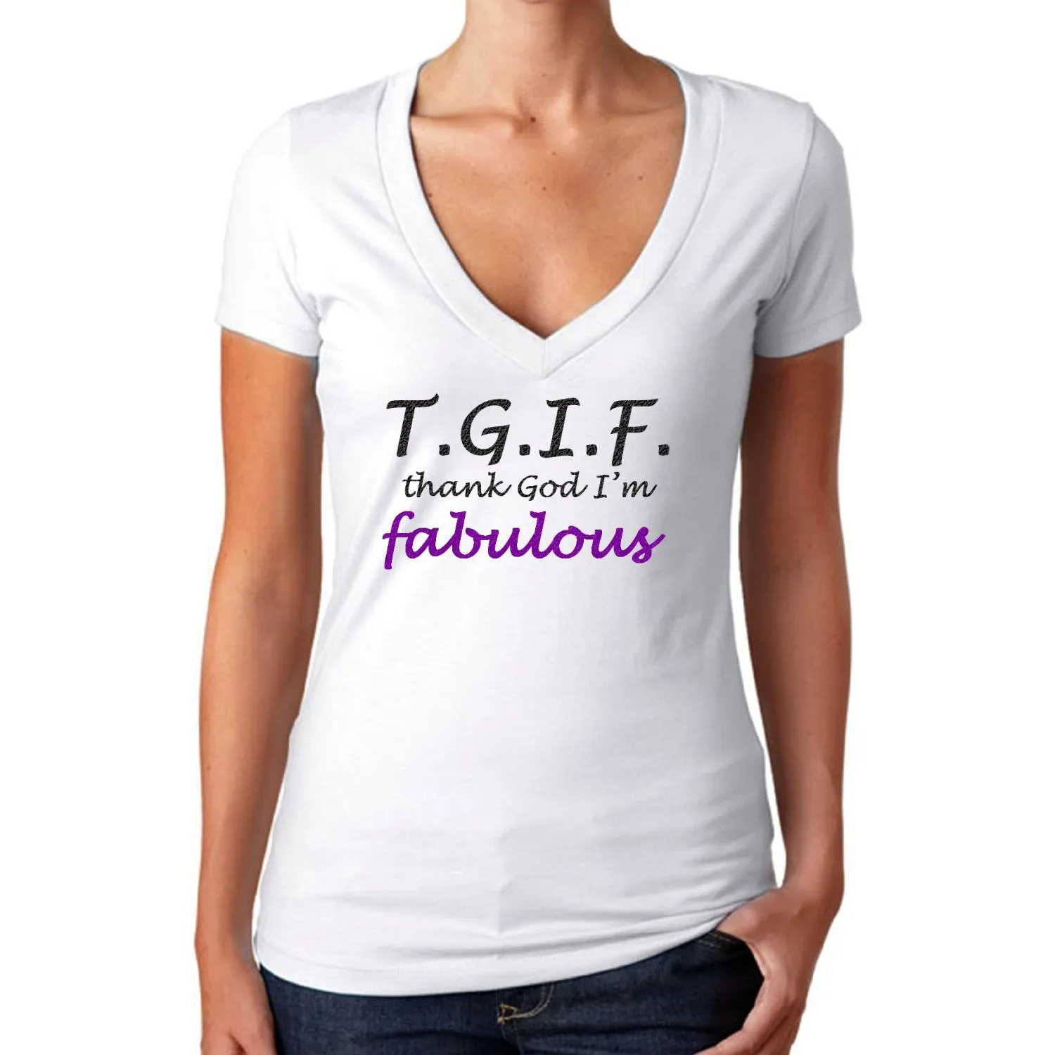 TGIF Thank God I'm Fabulous T Shirt