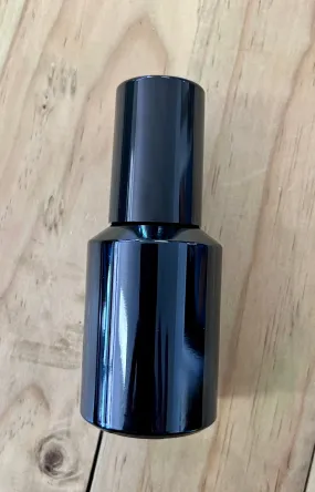 Thick black glass serum bottle with serum pump 60ml