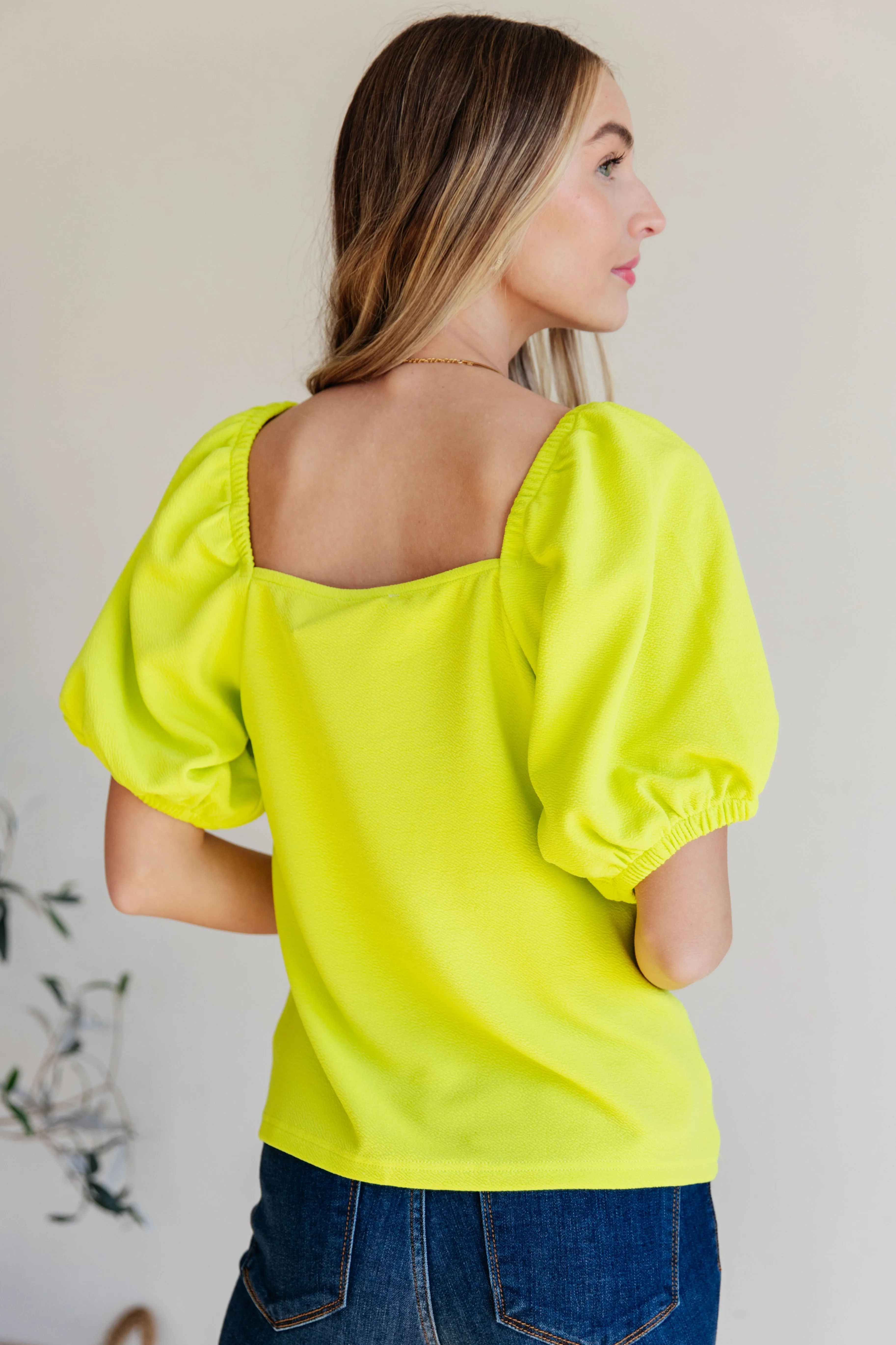 Try Me Puffed Sleeve Top