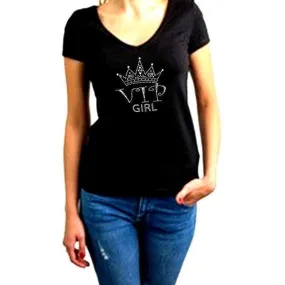 V.I.P. Girl Rhinestone T Shirt