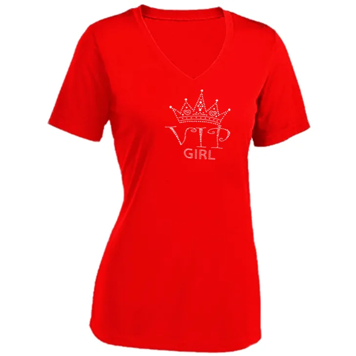 V.I.P. Girl Rhinestone T Shirt