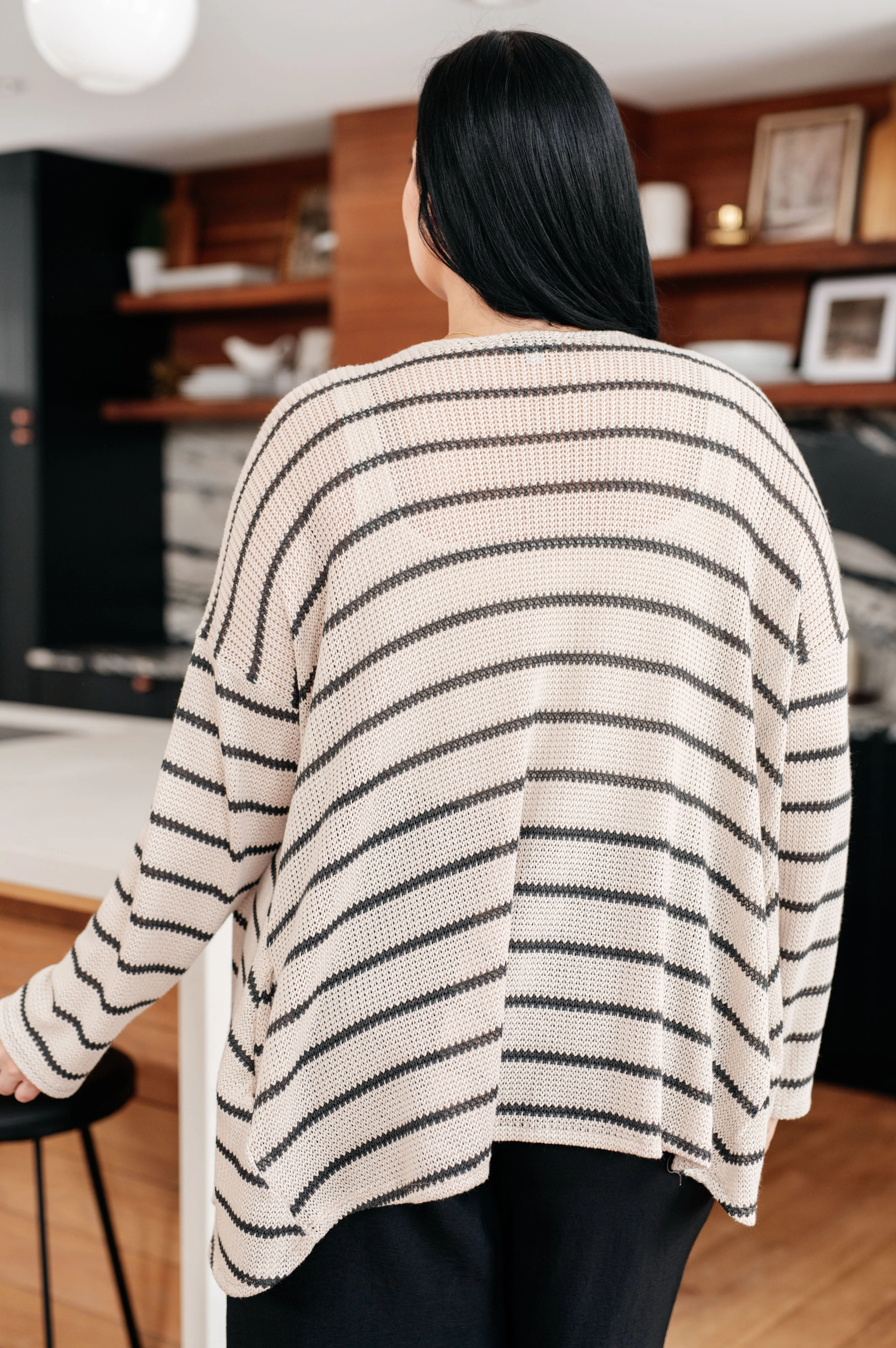 Weekend Adventure Striped Longline Cardigan - Buy Now