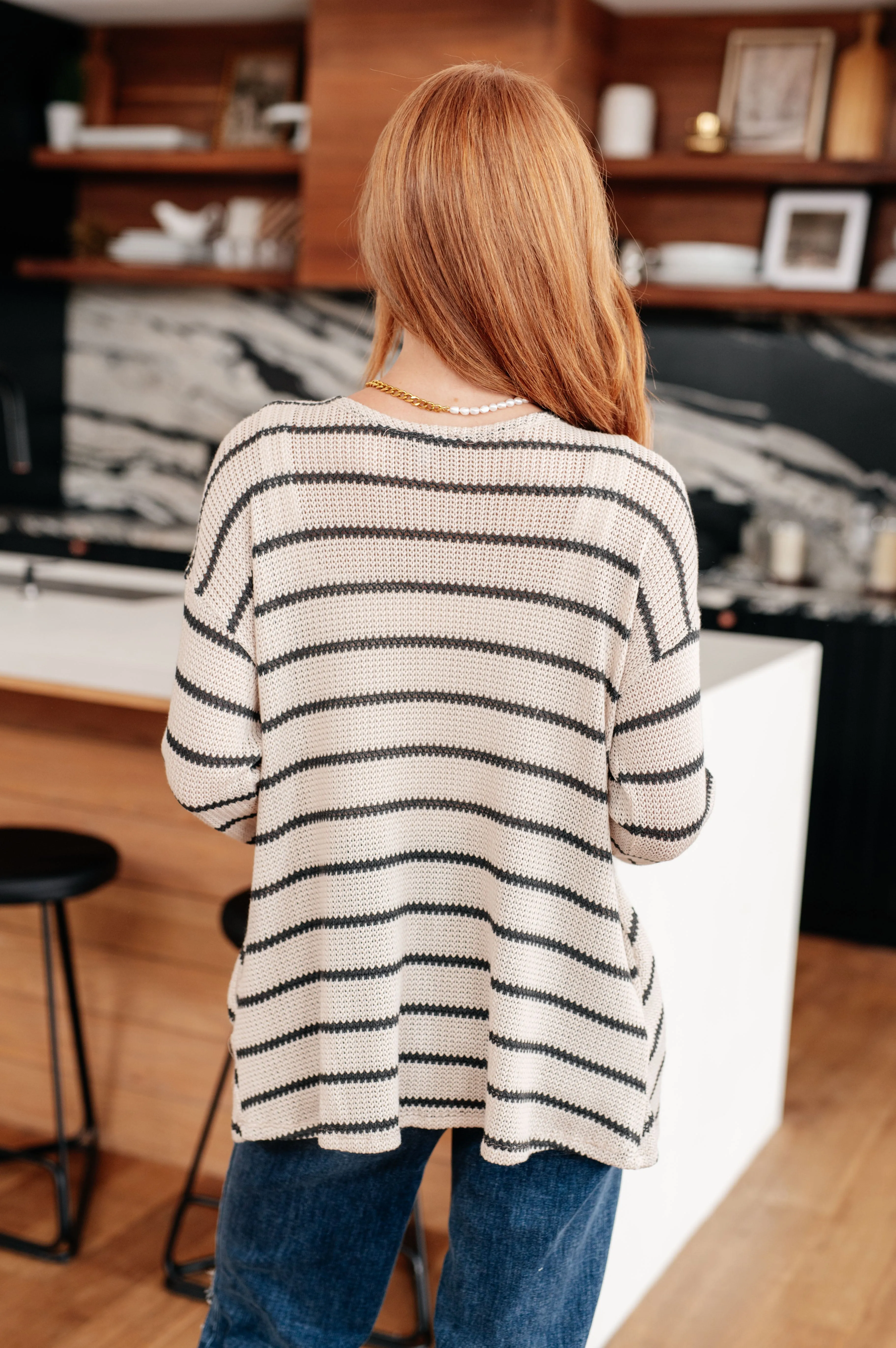 Weekend Adventure Striped Longline Cardigan - Buy Now