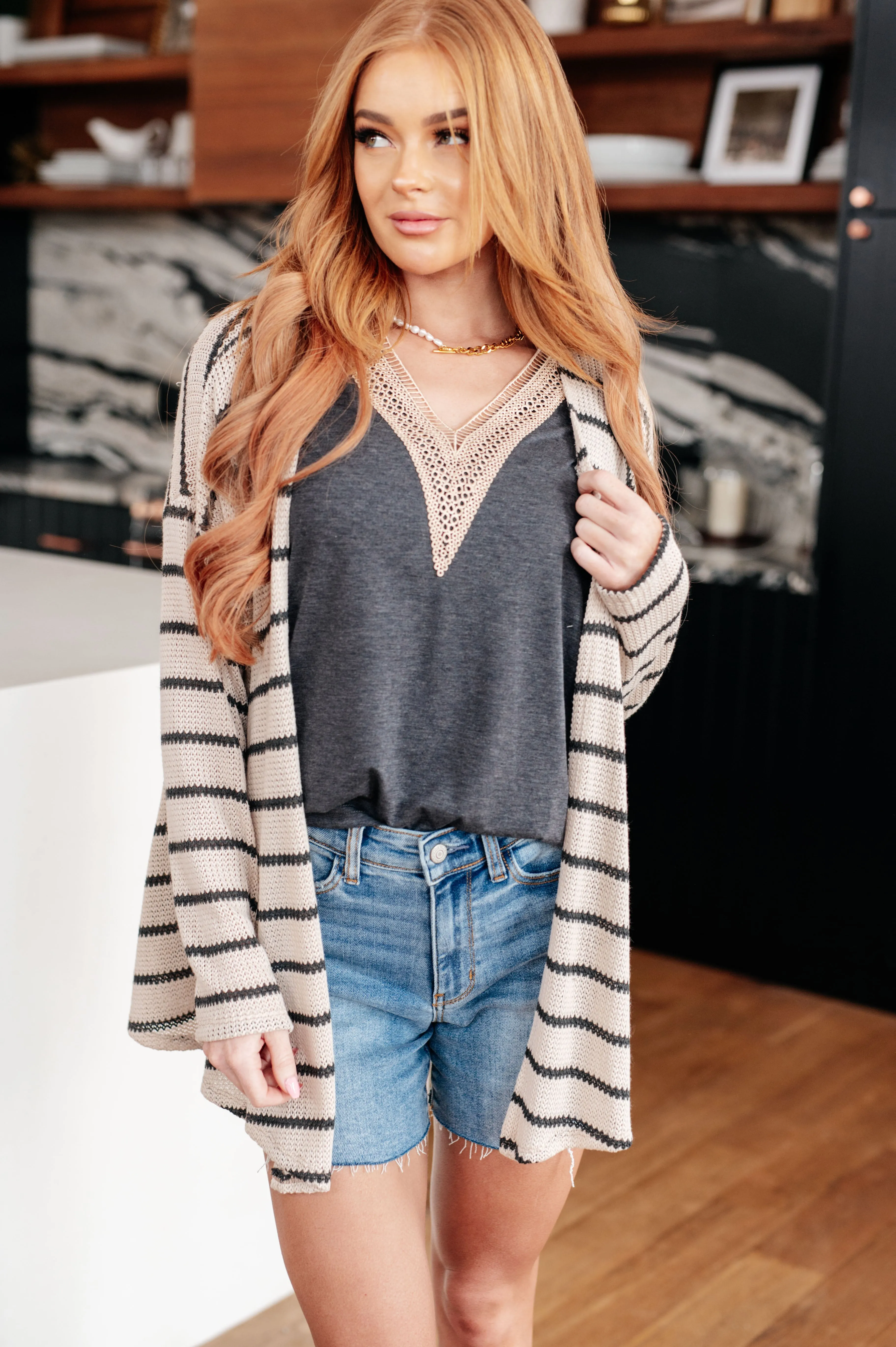 Weekend Adventure Striped Longline Cardigan - Buy Now