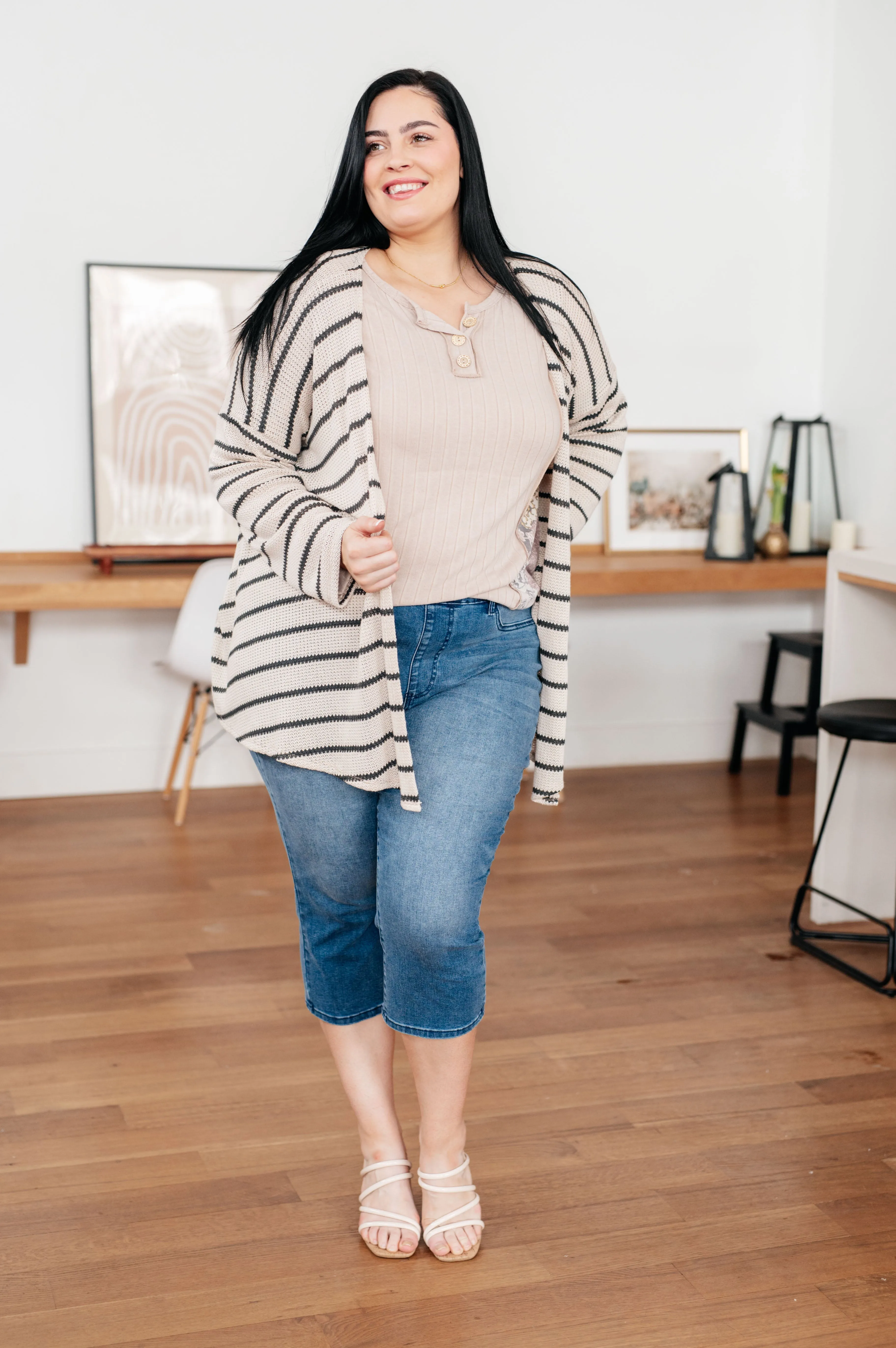 Weekend Adventure Striped Longline Cardigan - Buy Now