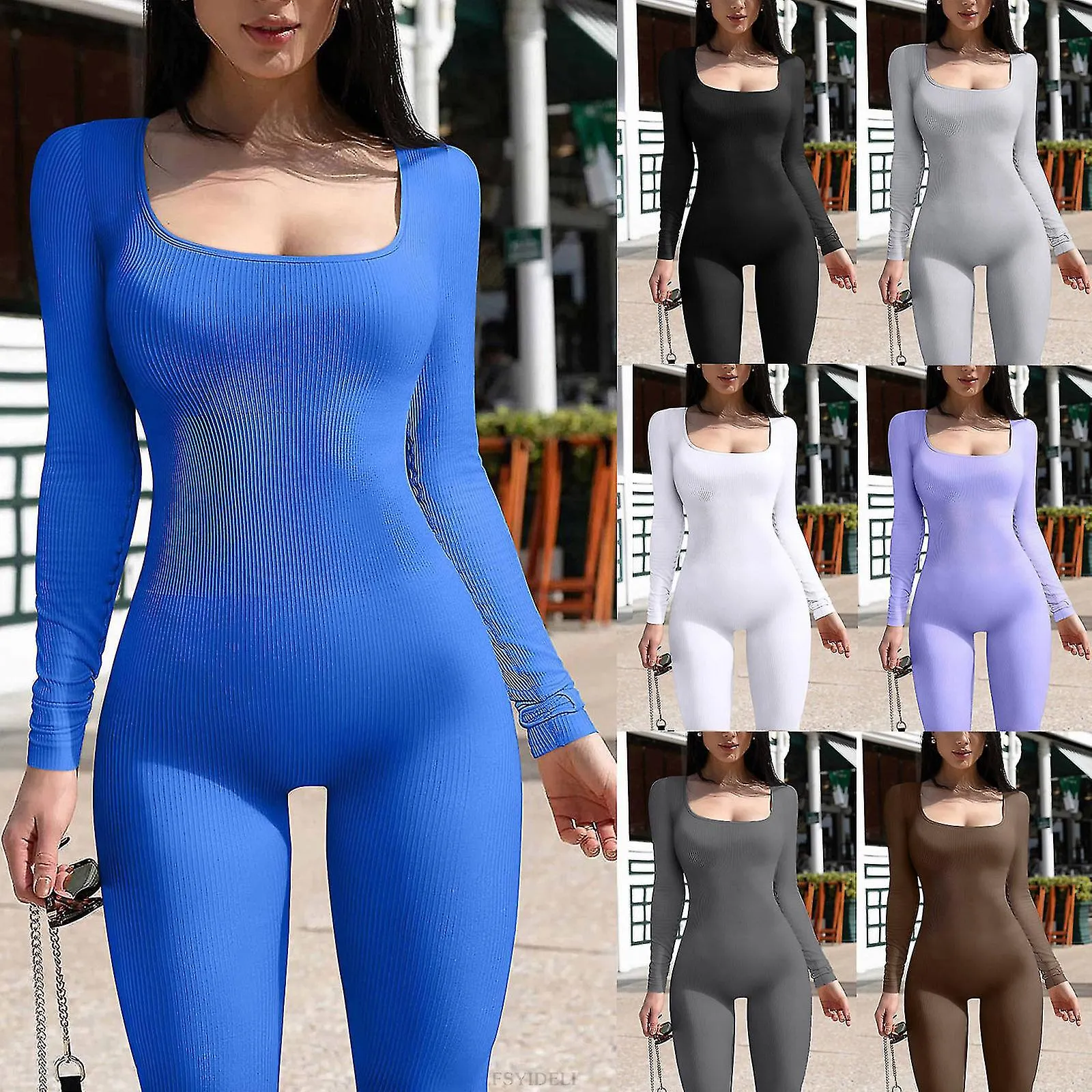 Women Yoga Jumpsuit Fitness Anti-cellulite Legging Pants Workout Gym Run Romper