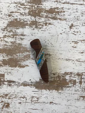 Wood + Turquoise Mix Knife